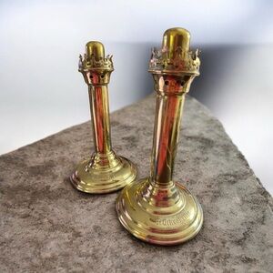 Antique brass Candlesticks Bruckenkeller